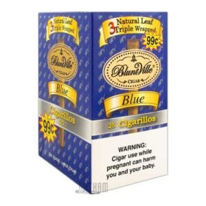 bluntville tripple Wrapped Blue cigars