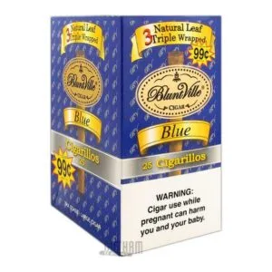 bluntville tripple Wrapped Blue cigars